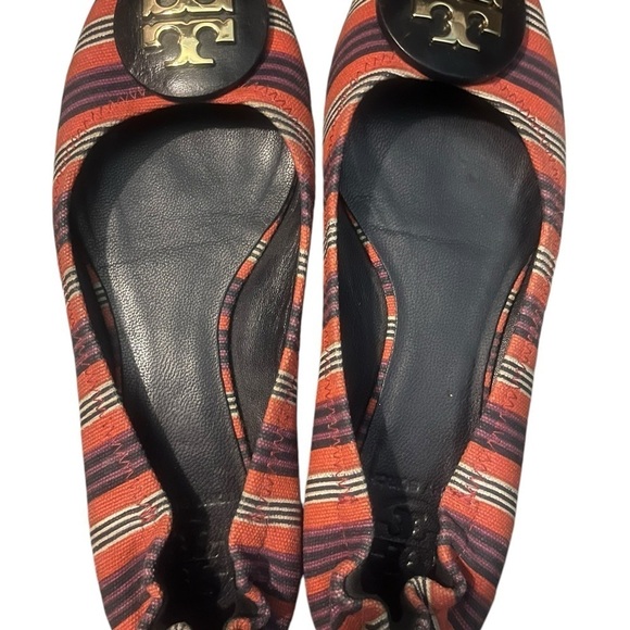 TORY BURCH Reva Bauer‎ Striped Flat - Picture 3 of 7